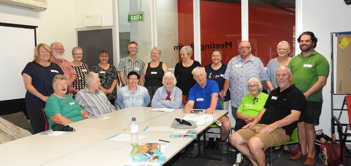DEMENTIA ALLIANCE: The group enjoyed the meeting with Anthony Parker from Dementia Australia. Picture: SUPPLIED