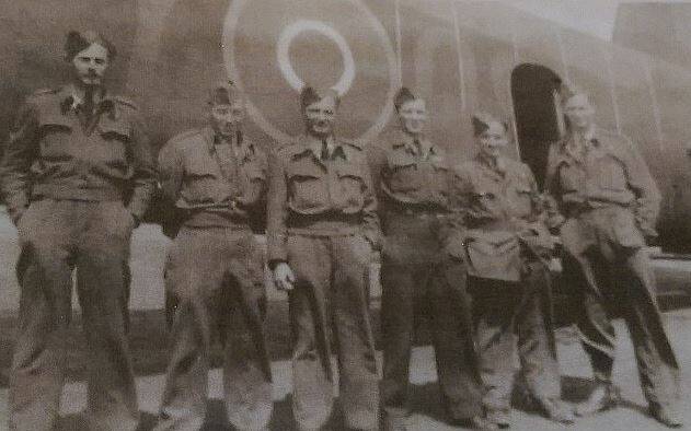 Bob Crane with some of the other servicemen before their final journey. Picture: SUPPLIED. 