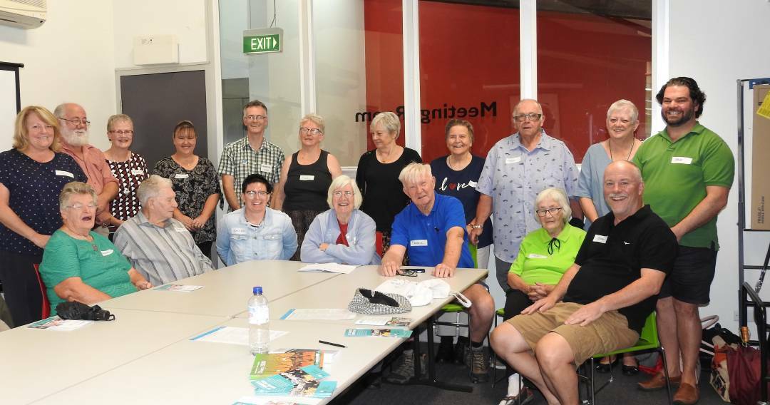 DEMENTIA ALLIANCE: The group enjoyed the meeting with Anthony Parker from Dementia Australia in February 2020. Picture: SUPPLIED
