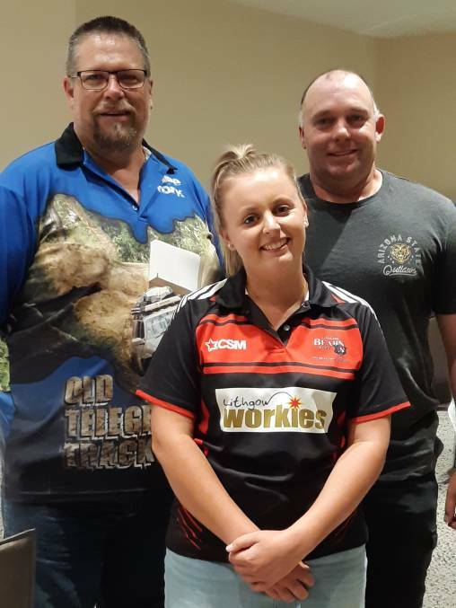 2020 COMMITTEE: Lithgow Bears president Mark Ward, league tag coach Monique Millmore and rugby league coach Johnny Farr. Picture: SUPPLIED.
