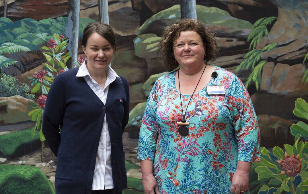 Deanne Green and Katherine Keane have kept the Drug and Alcohol Service running during these trying times. Photo: SUPPLIED 