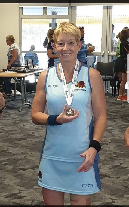 SILVER: Tracey Baker was very happy to return home with a silver medal from the National Masters. Picture: SUPPLIED.