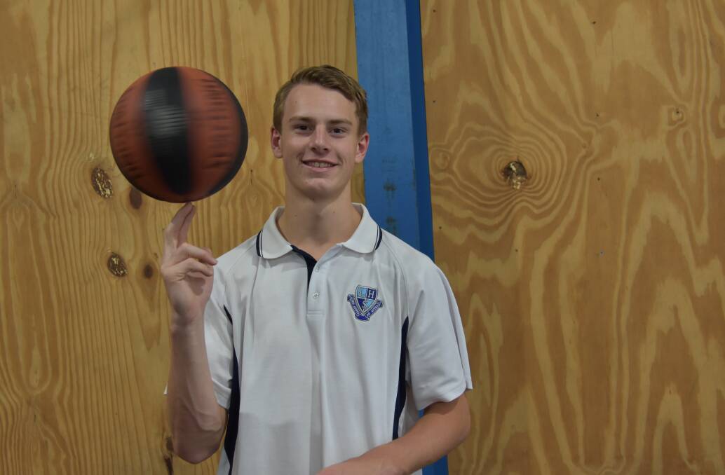 BASKETBALL: Zeke Evans will be heading to Ballarat to compete as part of the Under 18 NSW team. Picture: CIARA BASTOW 