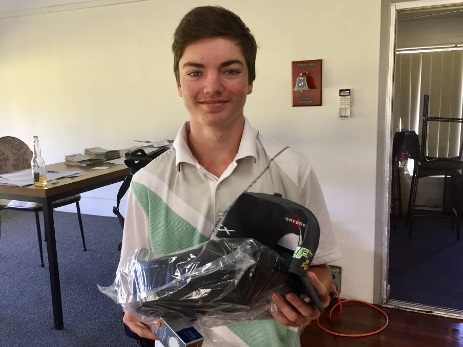 CONGRATS: Tallan Egan becomes Lithgow's most successful golfer at the Lithgow Open event. Photo: SUPPLIED 
