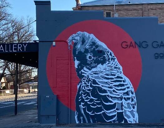Gang Gang Gallery has a new mural that visitors and locals can enjoy. Picture: SUPPLIED 
