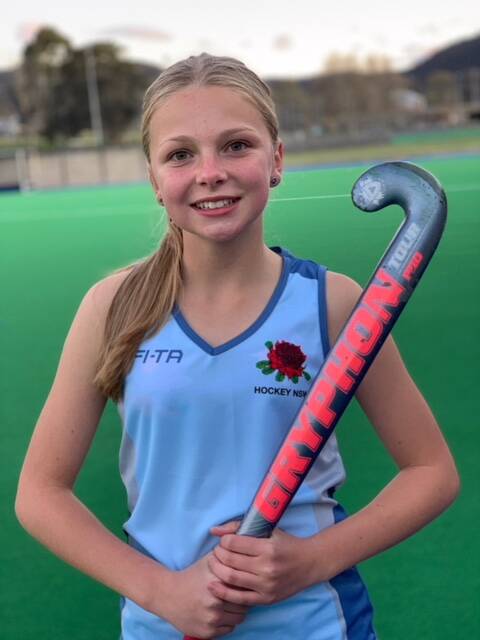 HOCKEY SUCCESS: Maggie Thompson has been training hard to prepare for Nationals in Hobart. Picture: SUPPLIED. 