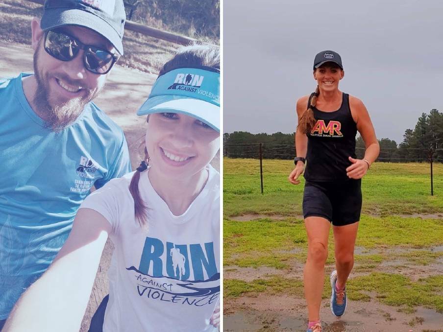 TAKING ON THE CHALLENGE: Scott Burke and Florentina Dulceanu, with Nicole Purdon taking on the challenge to raise awareness around domestic violence. Photo: SUPPLIED
