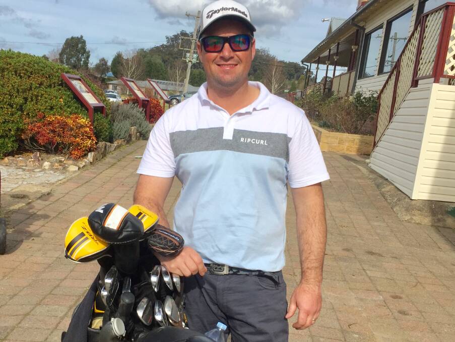 Rod Bright showed his amazing golf hit at the stableford event. Picture: SUPPLIED