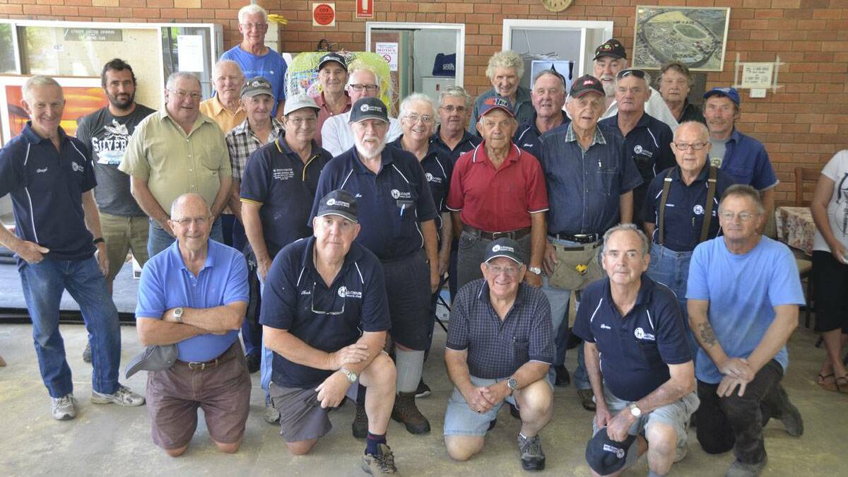 Lithgow Men's shed members. 