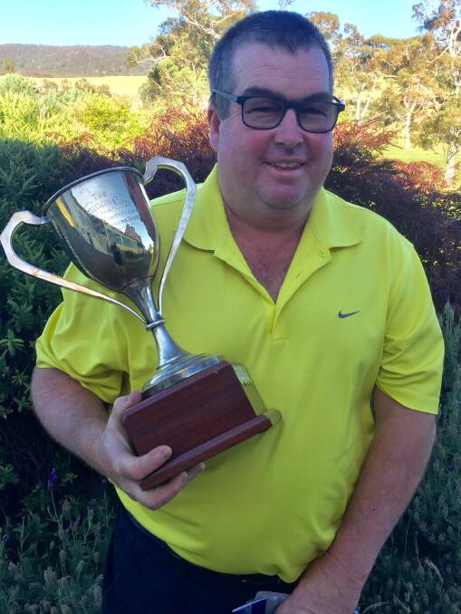 CHAMPION: Mudgee golfer Mark Hale took out the Lithgow Open. Photo: SUPPLIED 
