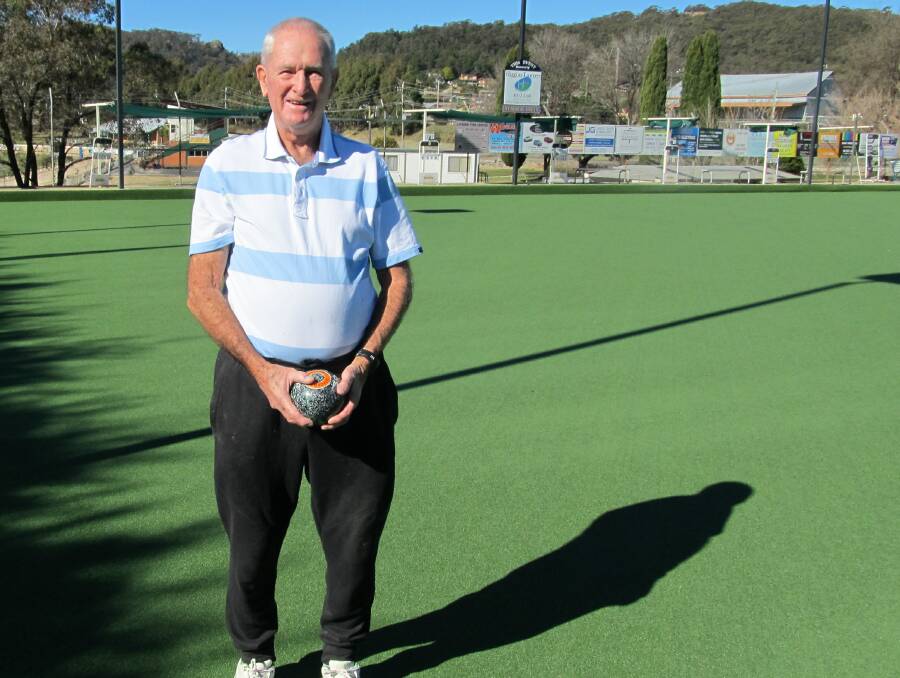 BOWLING ROYALTY: Ken Poppett recently celebrated his 80th birthday and was celebrated by his bowling friends. Photo: SUPPLIED 