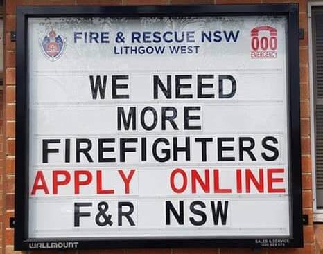 Lithgow West Fire and Rescue looking for keen recruits to join the team
