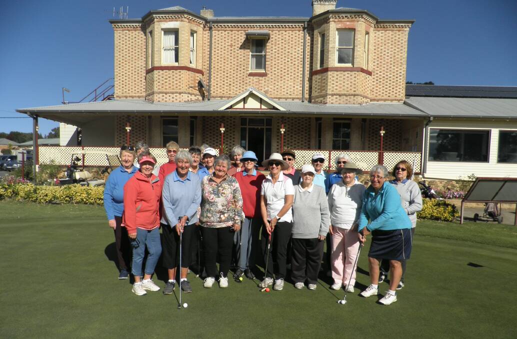 SUPPORT: The lady golfers came together to raise money for melanoma. Photo: SUPPLIED 