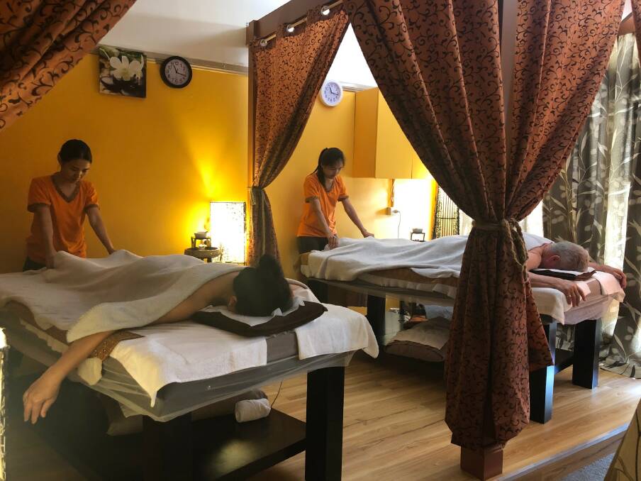 INSIDE: A couples Thai massage at Samsara Wellness. Picture: SUPPLIED 