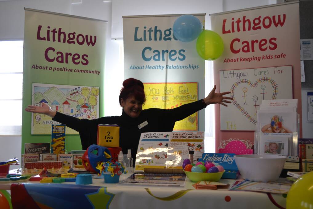 LITHGOW CARES: Jackie encourages parents to bring their children to the different programs they offer. 
