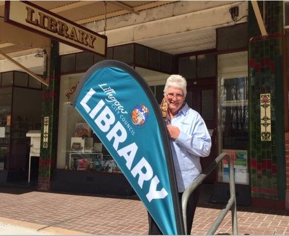 RETIREMEMNT: Sue Millmore will enter a well deserved retirement at the end of the week after decades with the library. Photo: SUPPLIED 