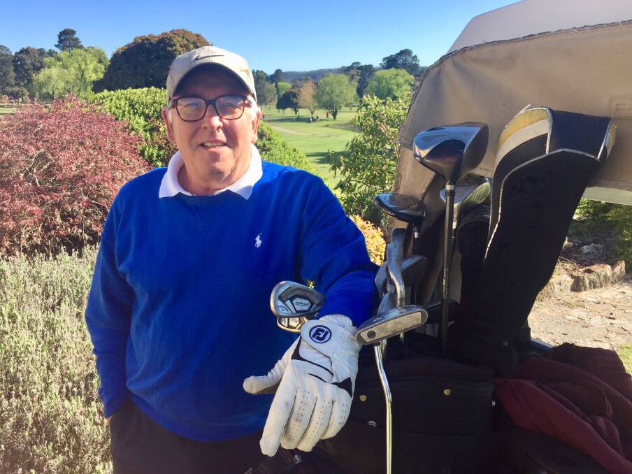 The "purple patch" for Lithgow golfer Paul Bailey continued when he recorded the best stableford score heading another large field. Photo: SUPPLIED 