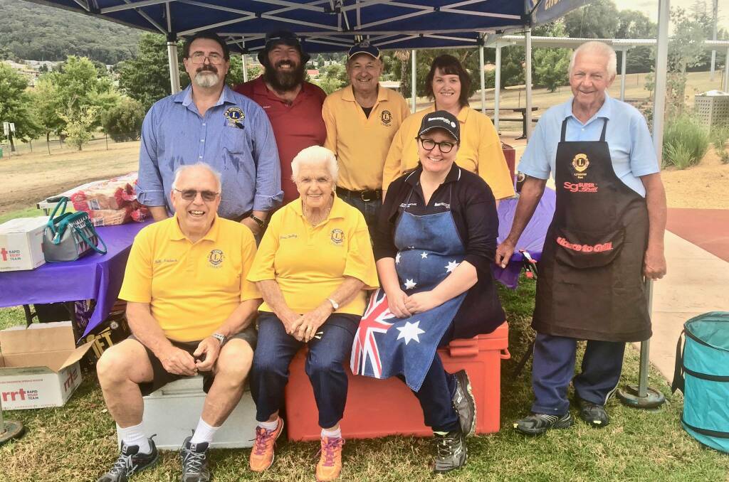 SUPPORT: The Lithgow Lions Club works hard to do their best for the community. Picture: SUPPLIED. 