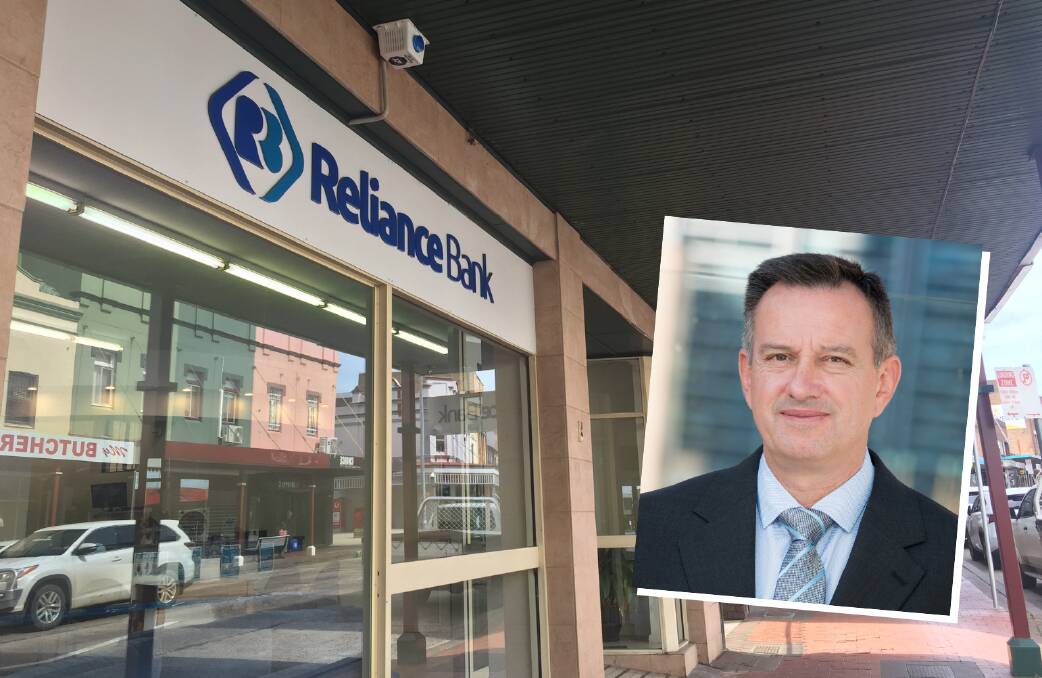 CLOSURE: Lithgow's Reliance Bank will be going through some changes according to CEO Danny Pavisic. Photo: SUPPLIED 