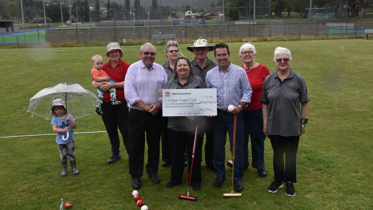 Lithgow Croquet Club proves a big hit after funding announcement