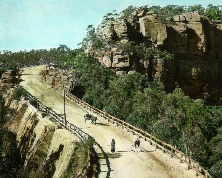Mt Victoria Pass back in the day. Picture: SUPPLIED. 