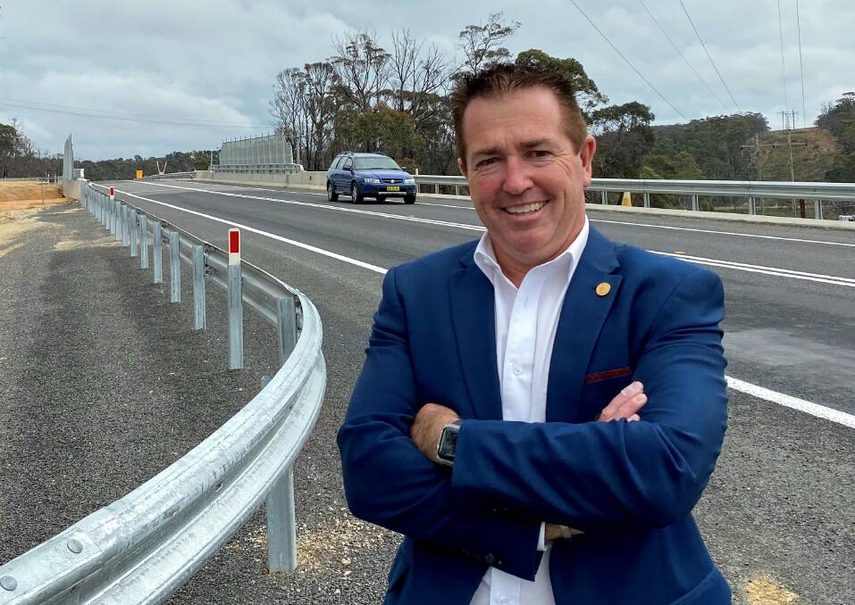 UPGRADE: Member for Bathurst Paul Toole at the over rail Clarence Bridge on the Bells Line of Road. Photo: SUPPLIED 