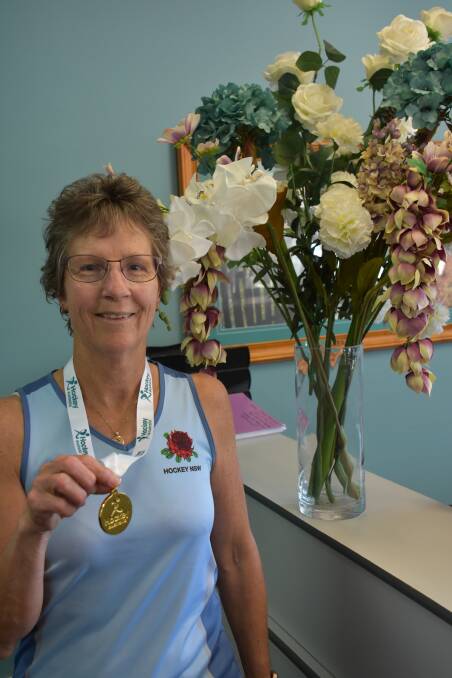 GOLD: Cheryl Rutherford has brought home a gold medal from the National Masters but her training is only just beginning. Picture: CIARA BASTOW 