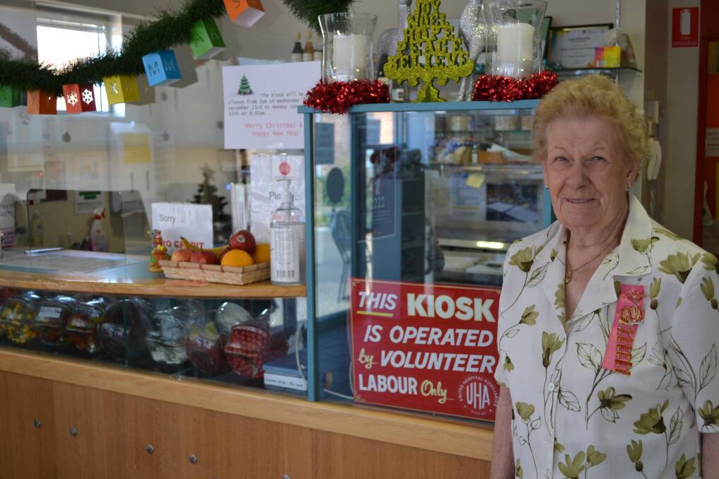 VOLUNTEER: Doreen Mina has volunteered for over 50 years at the Lithgow Hospital Auxiliary. Photos: CIARA BASTOW 