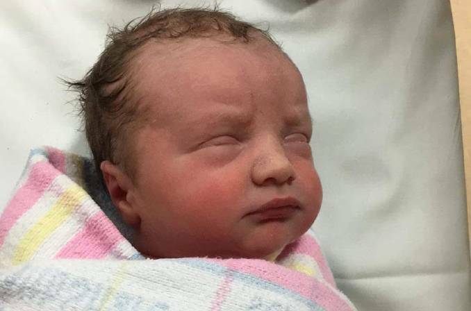 HAPPY BABY: Archie Monaghan. PICTURE: SUPPLIED 