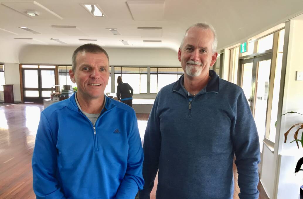 WINNERS: Paul Bosman and Steve Hall showed their golf talent and excelled to win the competition. Picture: SUPPLIED