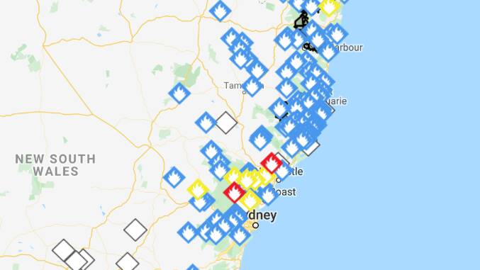 Fires near me map. Photo: Fires Near Me. 
