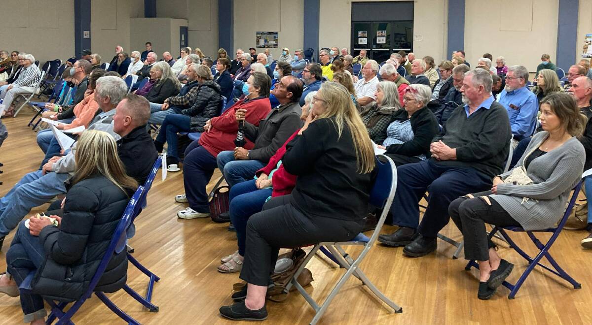 Lithgow LGA residents attending a public information session in April, 2022. Picture: Supplied