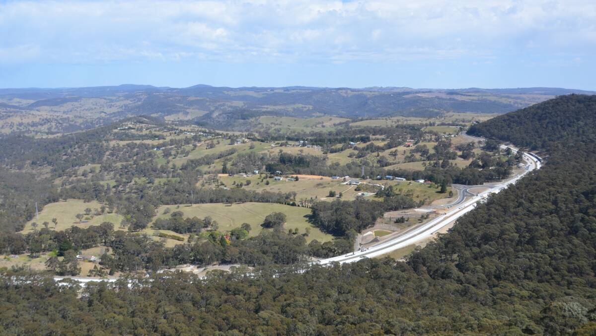 The Forty Bends section of highway. Picture: Phoebe Moloney