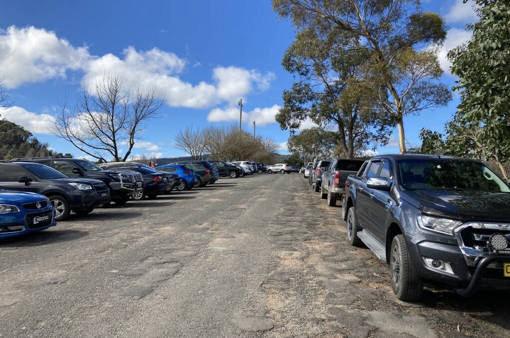 CRAMPED: Marjorie Jackson Oval has no dedicated parking but there is a solution.