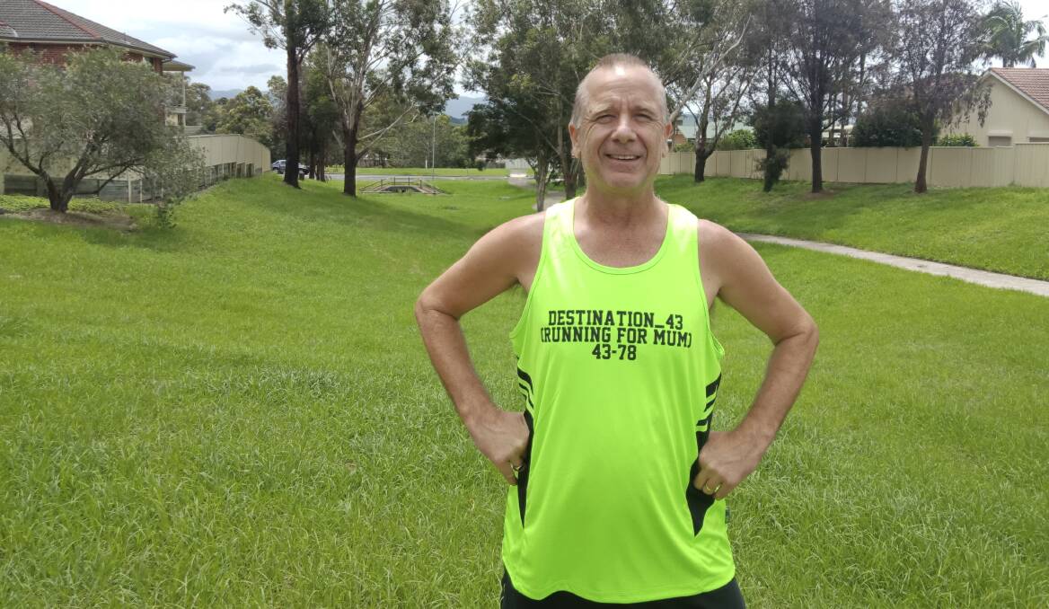 Rick Patzold, who is nicknamed "Destination_43", has run nearly 300 marathons in honour of his mother. Picture: Supplied