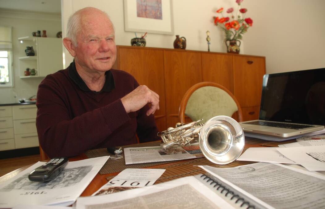THEATRICAL COMMEMORATION: Lithgow City Band's Don White. Picture: SUPPLIED