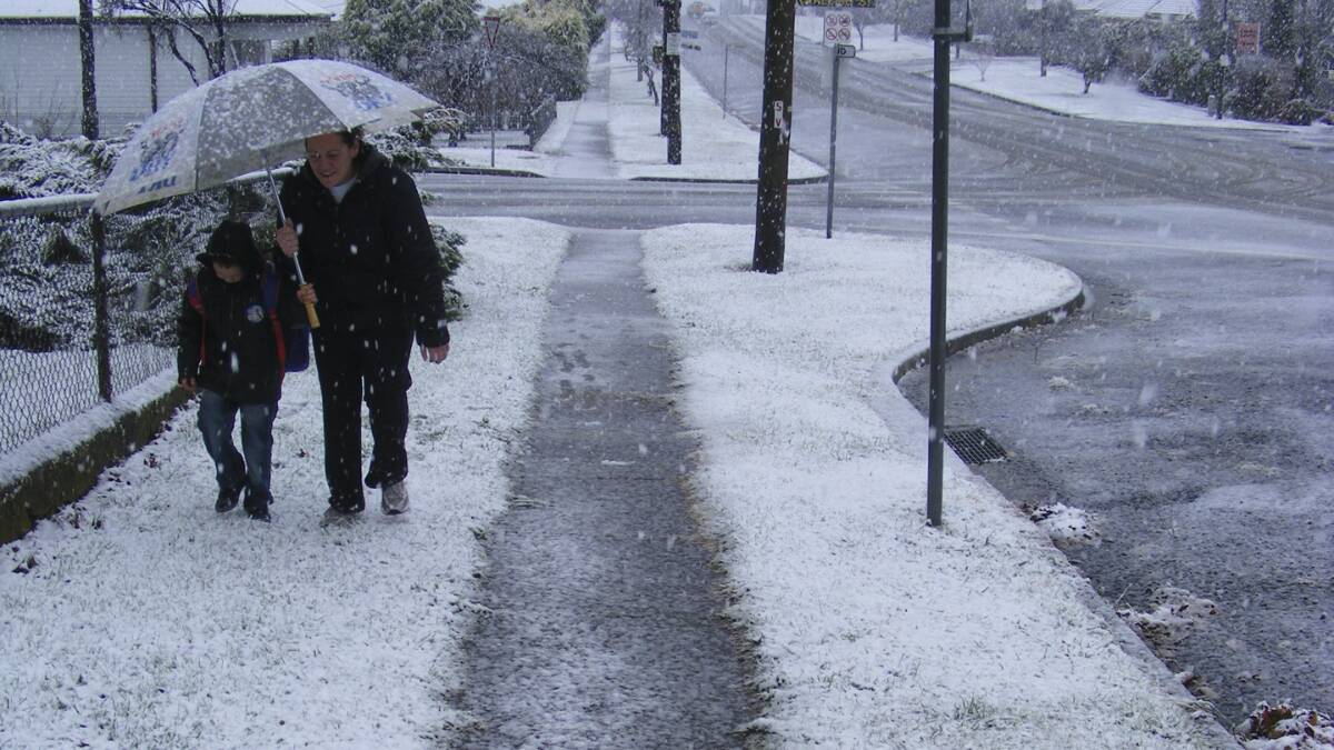 FILE IMAGE: Meteorologist says Lithgow should expect frost but not snow. 