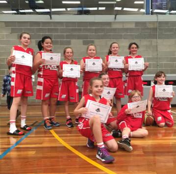 RUNNERS UP: The under 12 girls only lost one game in their pool and finished second in the competition. Picture: SUPPLIED. 