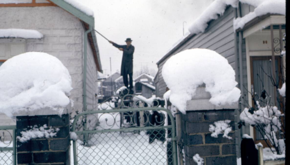 HOLDING ON FOR THIS: In the meantime Lithgow residents will have to wait for a snowfall... hopefully nothing like the one that hit Lithgow in 1965. Picture: IAN COATES. 
