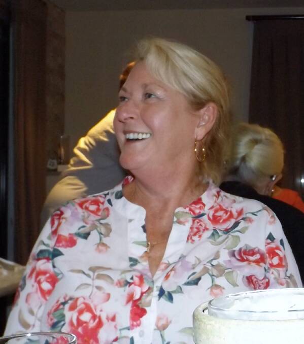 CELEBRATION: Quota member Joy Smith having a good time at the birthday dinner. Picture: SUPPLIED. 