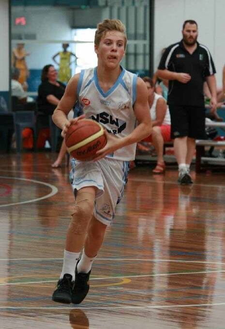 ON THE UP: Jaidyn representing NSW at age 14. 