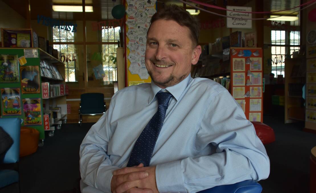 NEW PRINCIPAL: Mark Davies has moved to Lithgow Public School from a deputy principal role at a school with more than a thousand students. Picture: PHOEBE MOLONEY