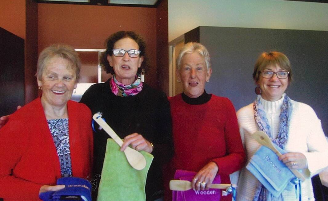 WOODEN SPOONERS: Dawn Cafe, Susan Johns, Jill Young and Carol Osbourne. 