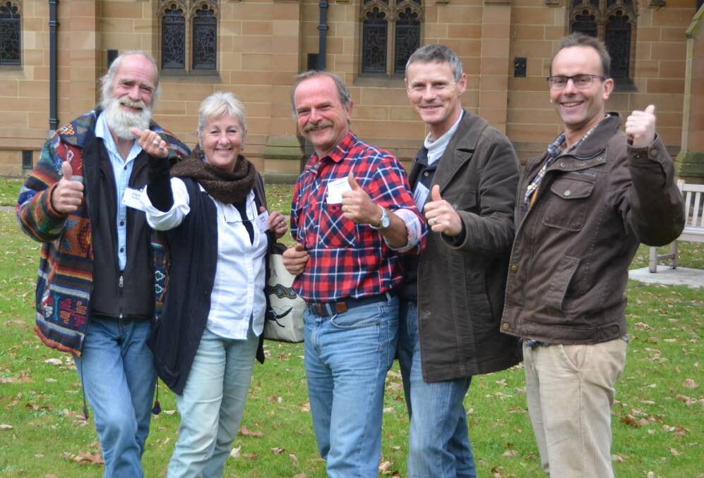 LITHGOW ENVIRONMENT GROUP: Chris Jonkers, Julie Favell, Thomas Ebersoll, Richard Stiles and Tommy Wiedmann. 