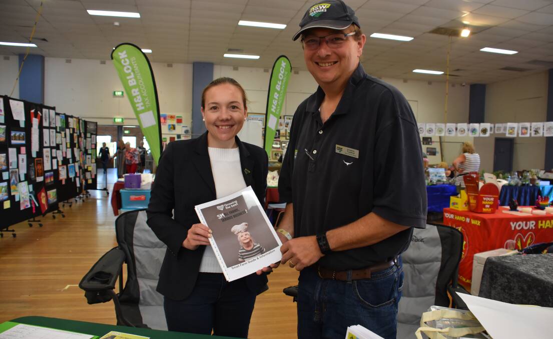 FARMERS REPRESENT: Chair of the Hartley branch of Farmers NSW Rachel Nicoll and regional service manager Jonathan Tuckfield. 