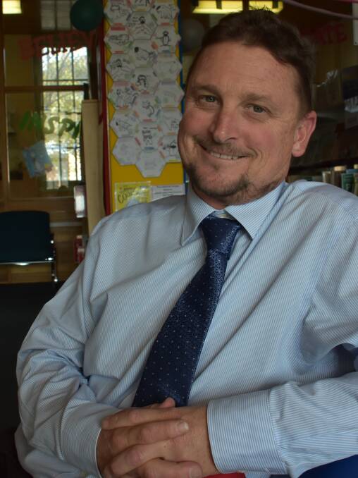 STEPPING IN: Relieving principal Mark Davies. Picture: PHOEBE MOLONEY. 