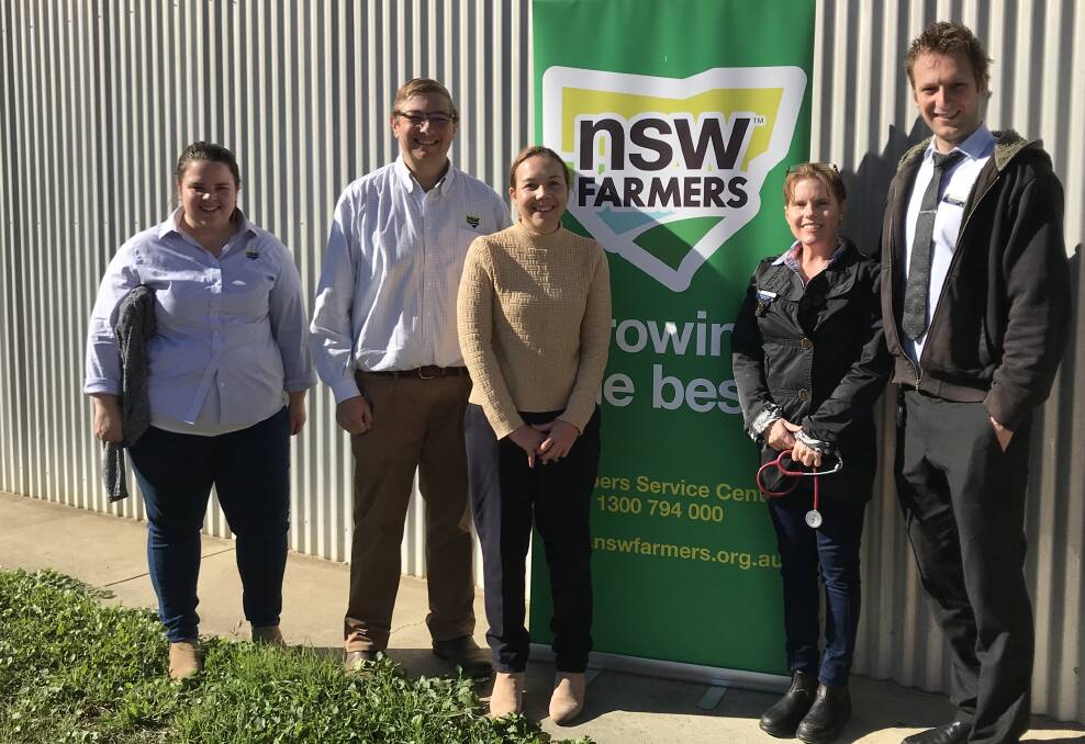 FARMERS: Chair of the Hartley branch of NSW Farmers (centre). Picture: CIARA BASTOW. 