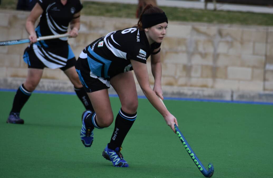 STALWART: Kate Young playing for Zig Zag on Saturday. Picture: PHOEBE MOLONEY. 
