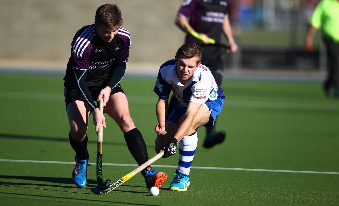 ON POINT: Panthers striker Brandon Horner playing against St Pat's last year. Picture: PHIL BLATCH