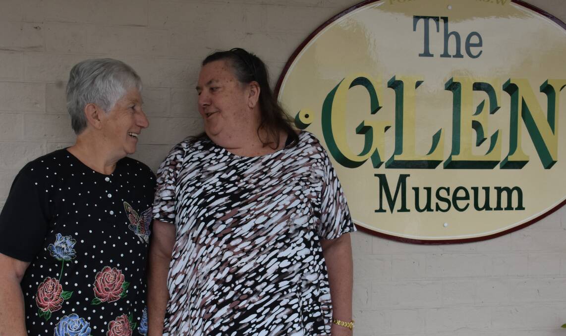 WISH FULFILLMENT: Sisters Fay Fulton and Anne Lennon outside The Glen Museum on Williwa Street. Picture: PHOEBE MOLONEY. 